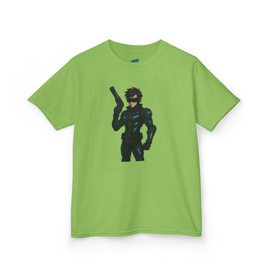 Cyber Agent Anime Girls' Heavy Cotton T-Shirt