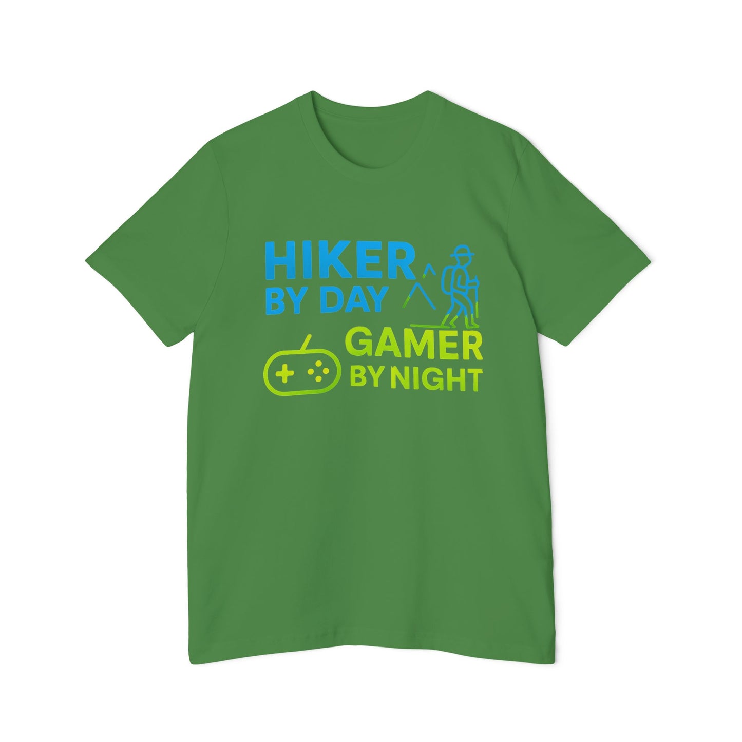 Hiker by Day, Gamer by Night Hiking Men's Premium T-Shirt