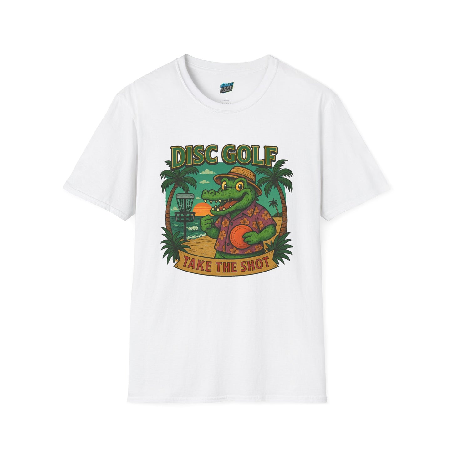 Take the Shot Disc Golf Gator Women's Basic T-Shirt