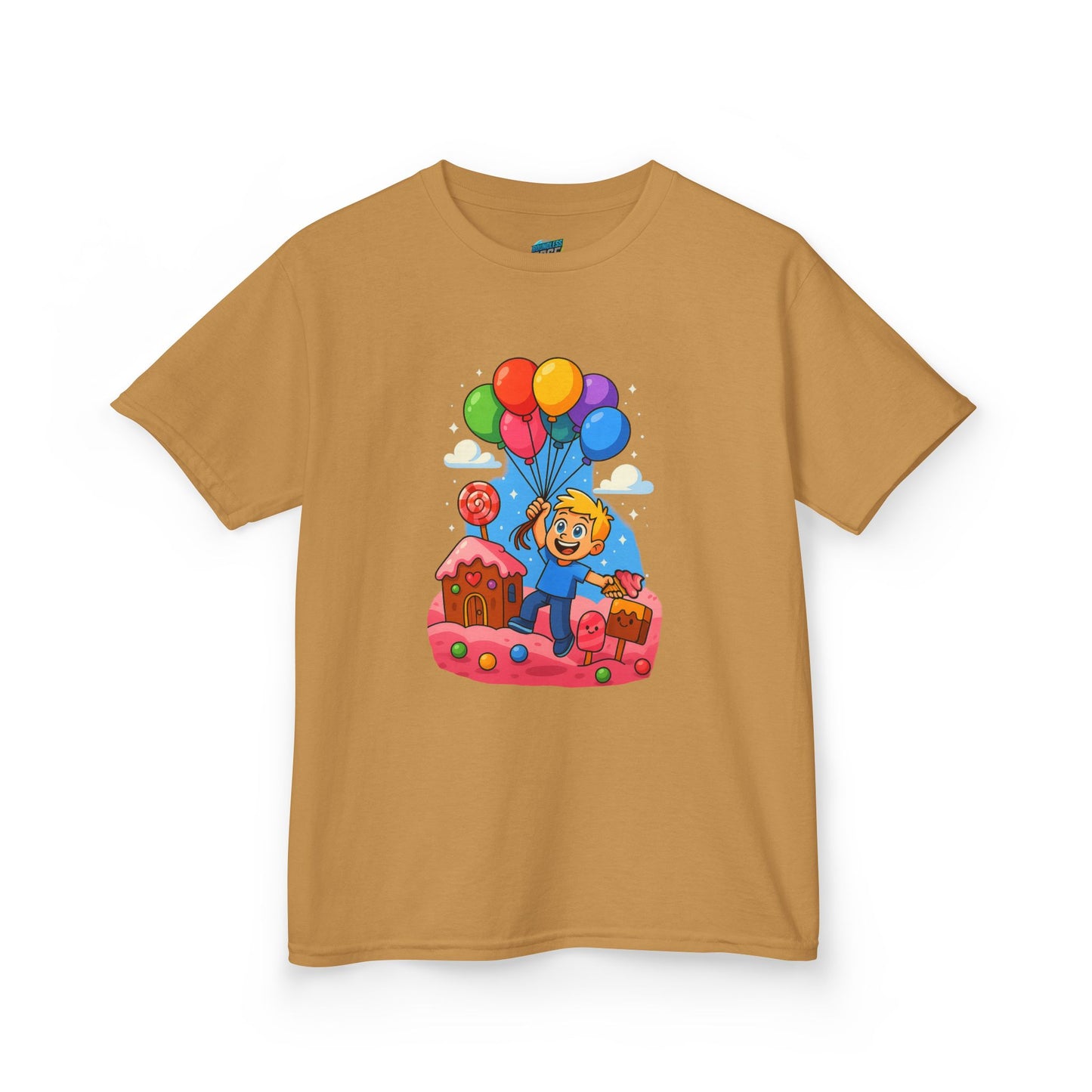 Candyland Lift-Off Playing with Danger Boys' Heavy Cotton T-Shirt