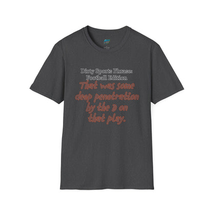 Dirty Sports Phrase... Football Humor Men's Basic T-Shirt