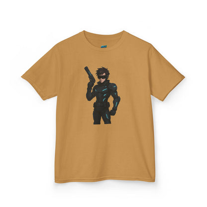 Cyber Agent Anime Girls' Heavy Cotton T-Shirt