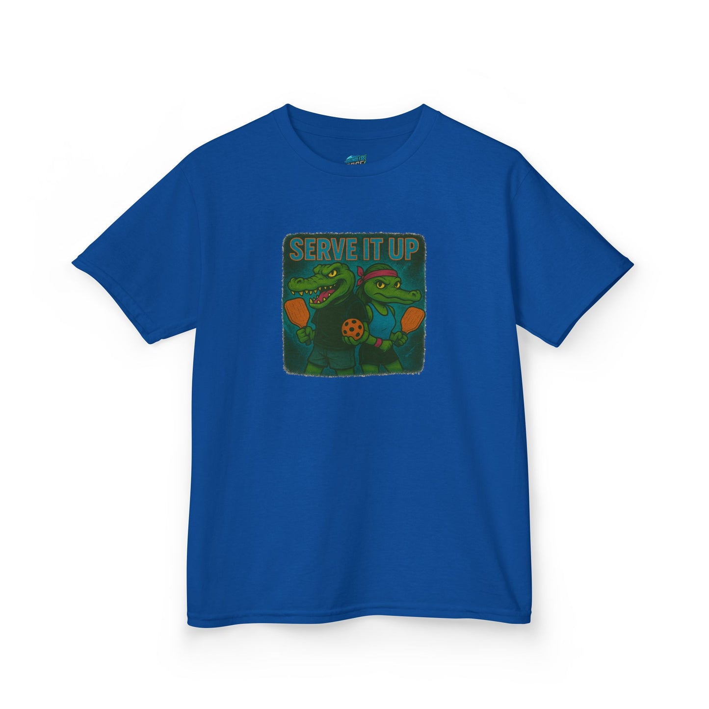 Serve it up Gator Pickleball Boys' Heavy Cotton T-Shirt