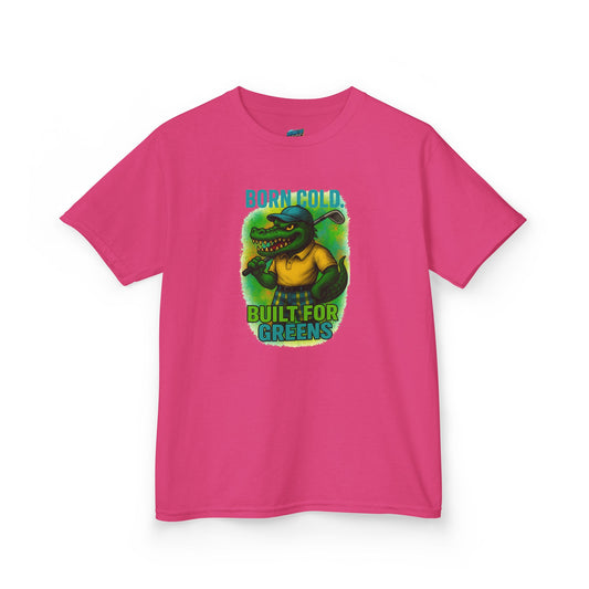 Born Cold. Built For Greens. Gator Golf Boys' Heavy Cotton T-Shirt