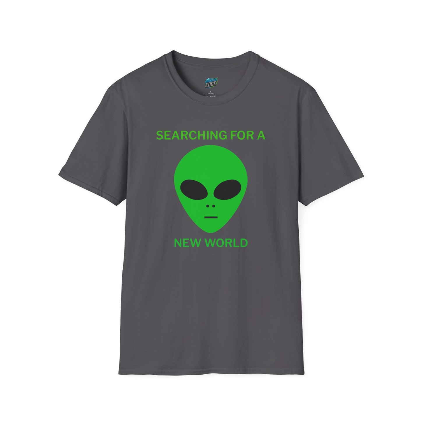 Alien Searching for a New World Humor Men's Basic Softstyle T-Shirt