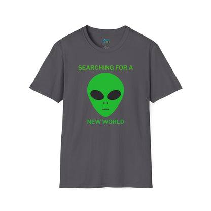 Alien Searching for a New World Humor Men's Basic Softstyle T-Shirt