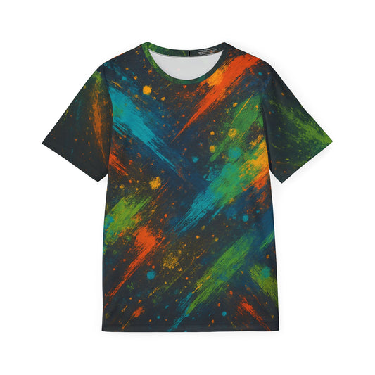 Spray Paint Design Disc Golf Men's Jersey Premium T-Shirt