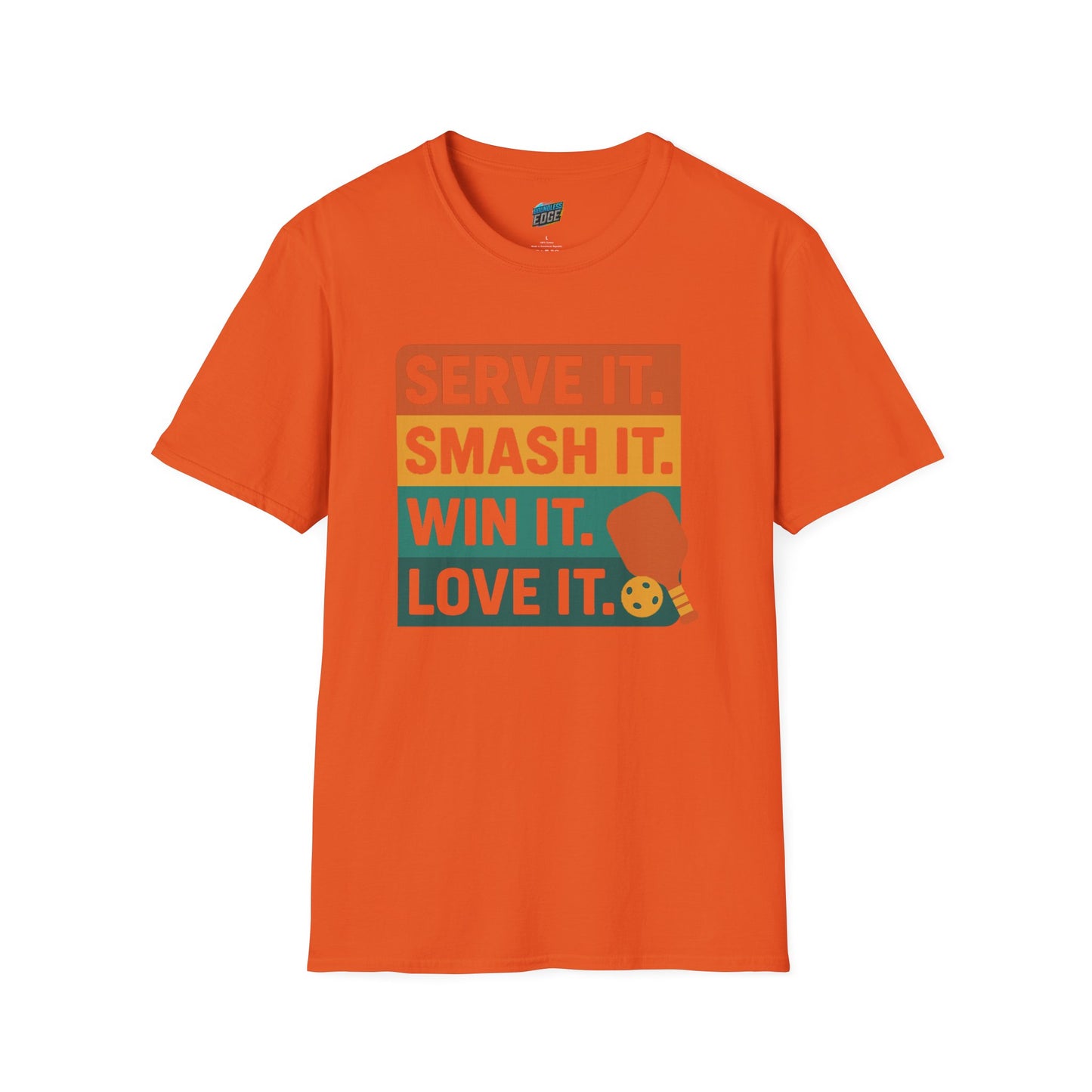 Serve it. Smash it. Win it. Love it. Pickleball Men's Basic T-Shirt