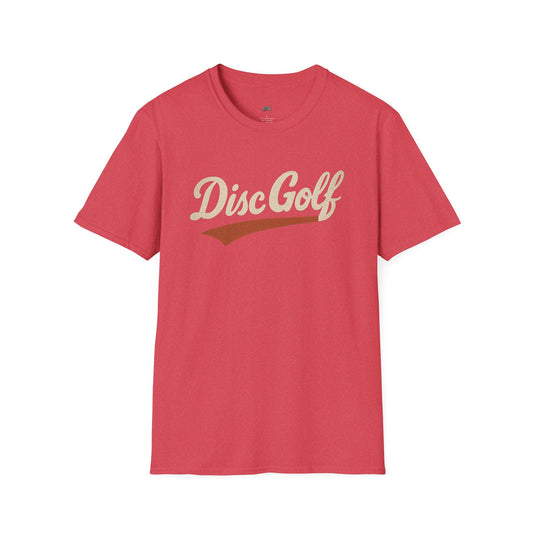 Vintage Color Disc Golf Logo Men's Basic T-Shirt