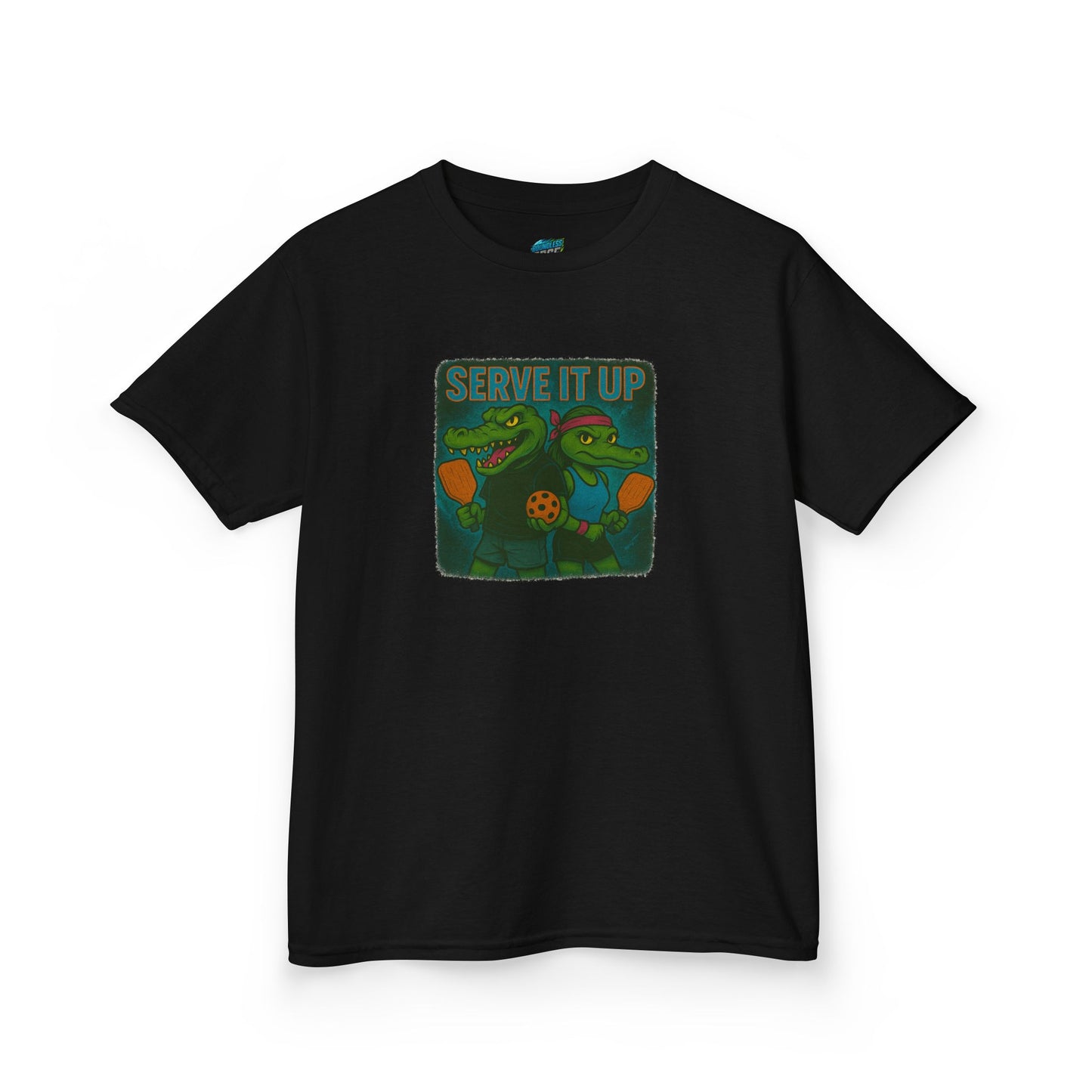 Serve it up Gator Pickleball Boys' Heavy Cotton T-Shirt