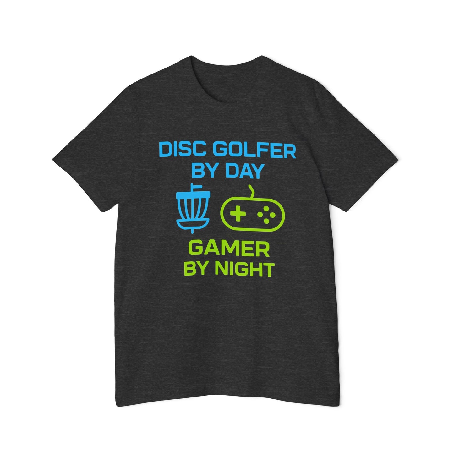 Disc Golfer by Day, Gamer by Night Disc Golf Men's Premium T-Shirt