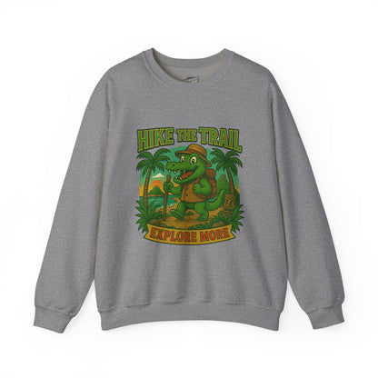 Hike the Trail Explore More Hiking Women's Basic Crewneck Sweatshirt