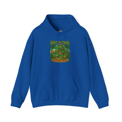 Hike the Trail – Explore More Hiking Women's Basic Heavy Blend Hoodie Sweatshirt