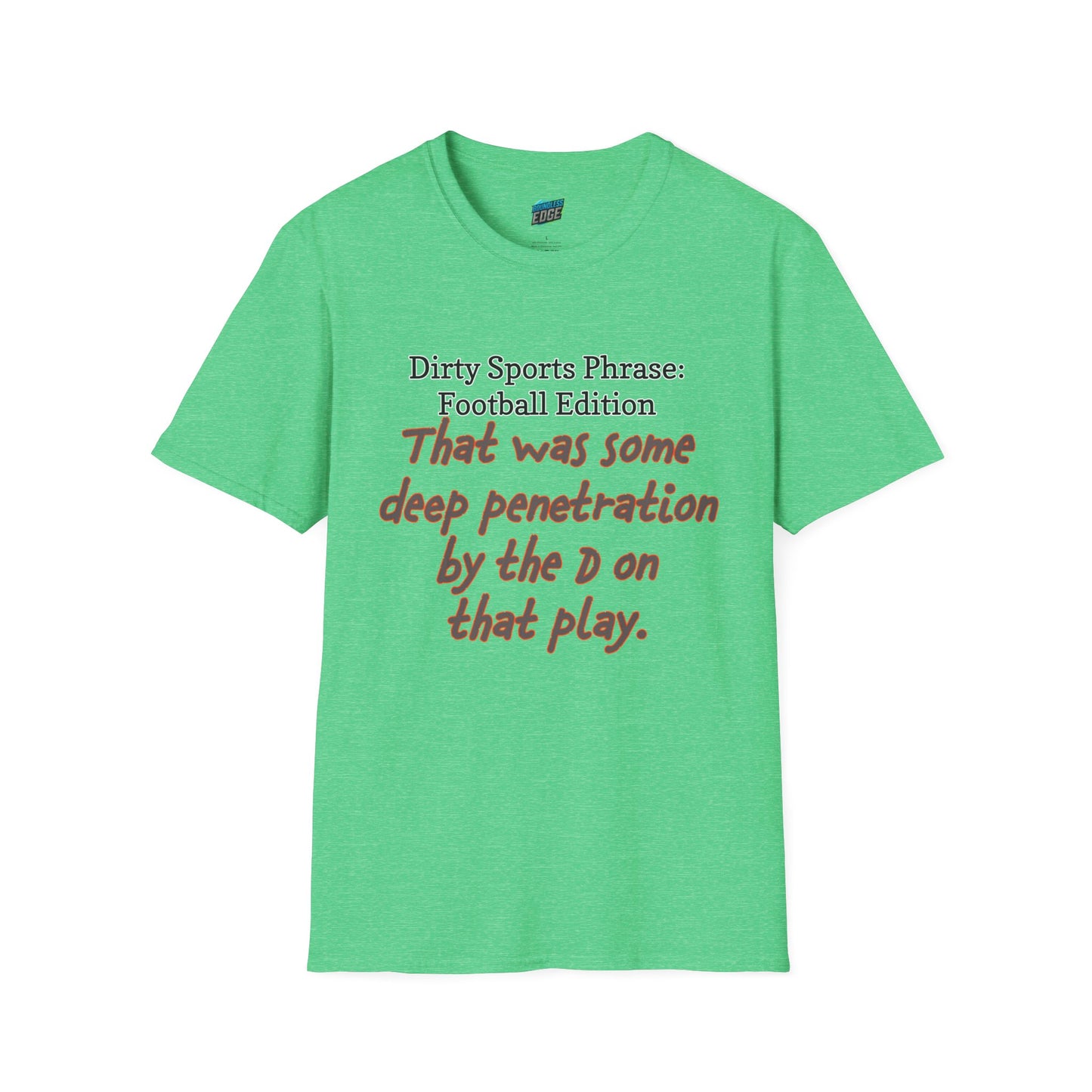 Dirty Sports Phrase Football Humor Women's Basic T-Shirt