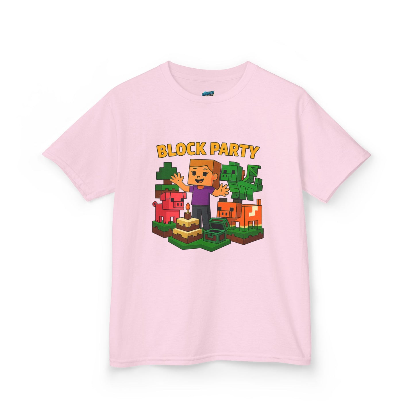 Block Party Playing with Danger Girls' Heavy Cotton T-Shirt