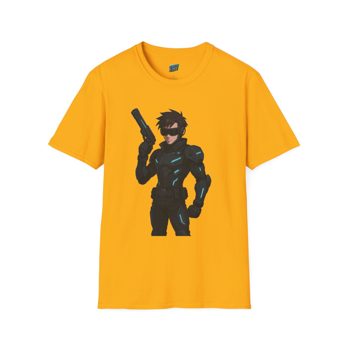 Cyber Agent Anime Men's Basic T-Shirt