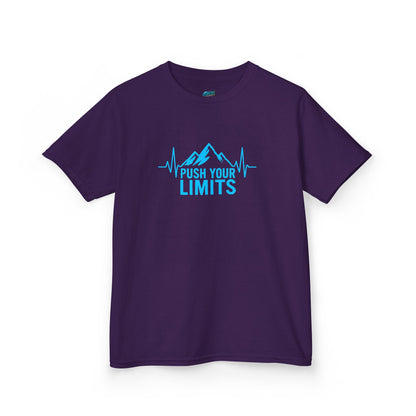Push Your Limits Hiking Boys' Heavy Cotton T-Shirt