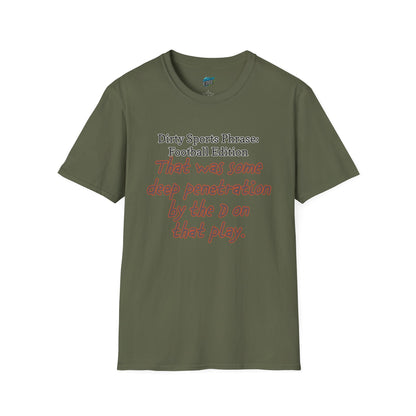 Dirty Sports Phrase... Football Humor Men's Basic T-Shirt