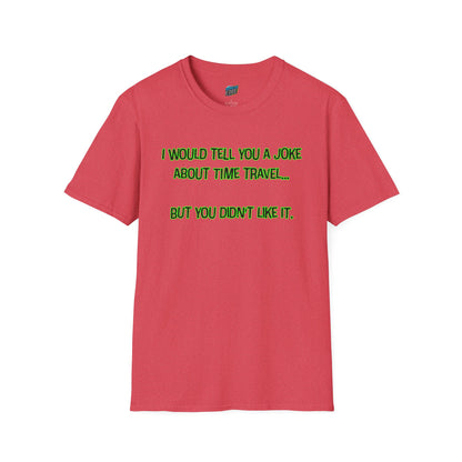 Time Travel Joke Dad Joke Humor Men's Basic T-Shirt