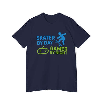 Skater by Day, Gamer by Night Skateboarding Men's Premium T-Shirt