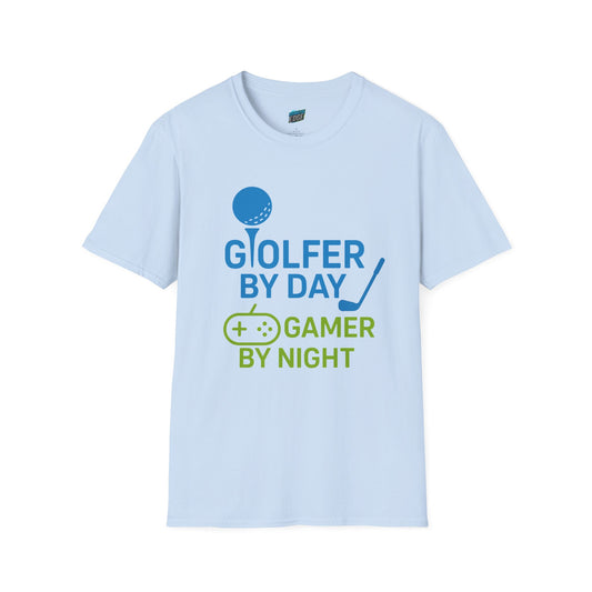 Golfer by Day, Gamer by Night Men's Basic T-Shirt