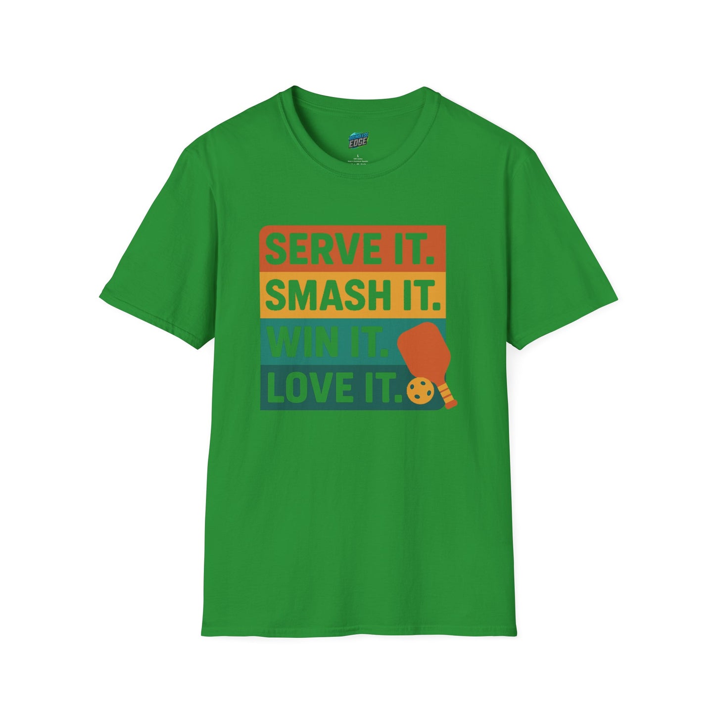 Serve it. Smash it. Win it. Love it. Pickleball Men's Basic T-Shirt