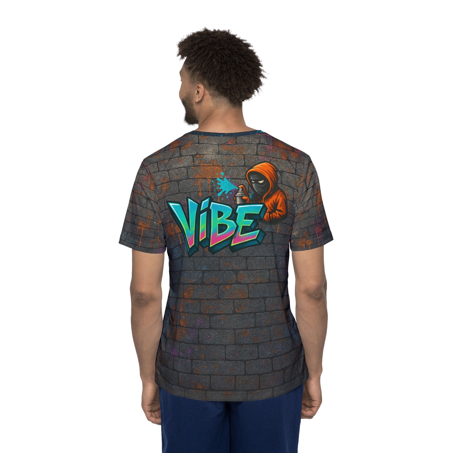 Vibe Graffiti Wall Men's Jersey Premium T-Shirt