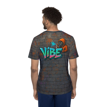 Vibe Graffiti Wall Men's Jersey Premium T-Shirt