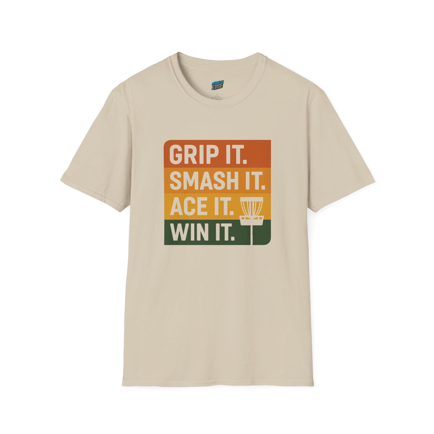 Grip it. Smash it. Ace it. Win it. Disc Golf Men's Basic T-Shirt