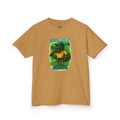 Born Cold. Built For Greens. Gator Golf Boys' Heavy Cotton T-Shirt