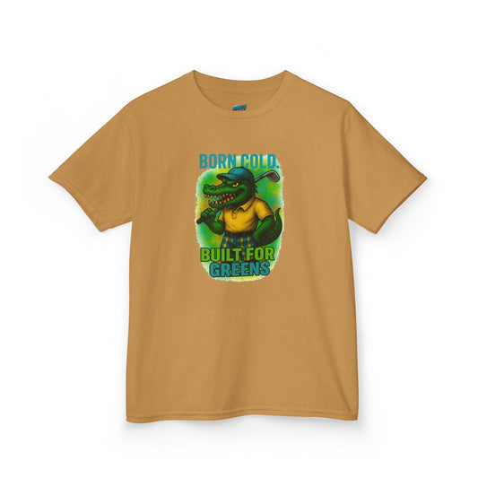 Born Cold. Built For Greens. Gator Golf Boys' Heavy Cotton T-Shirt