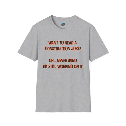 Construction Joke Mom Joke Humor Women's Basic T-Shirt