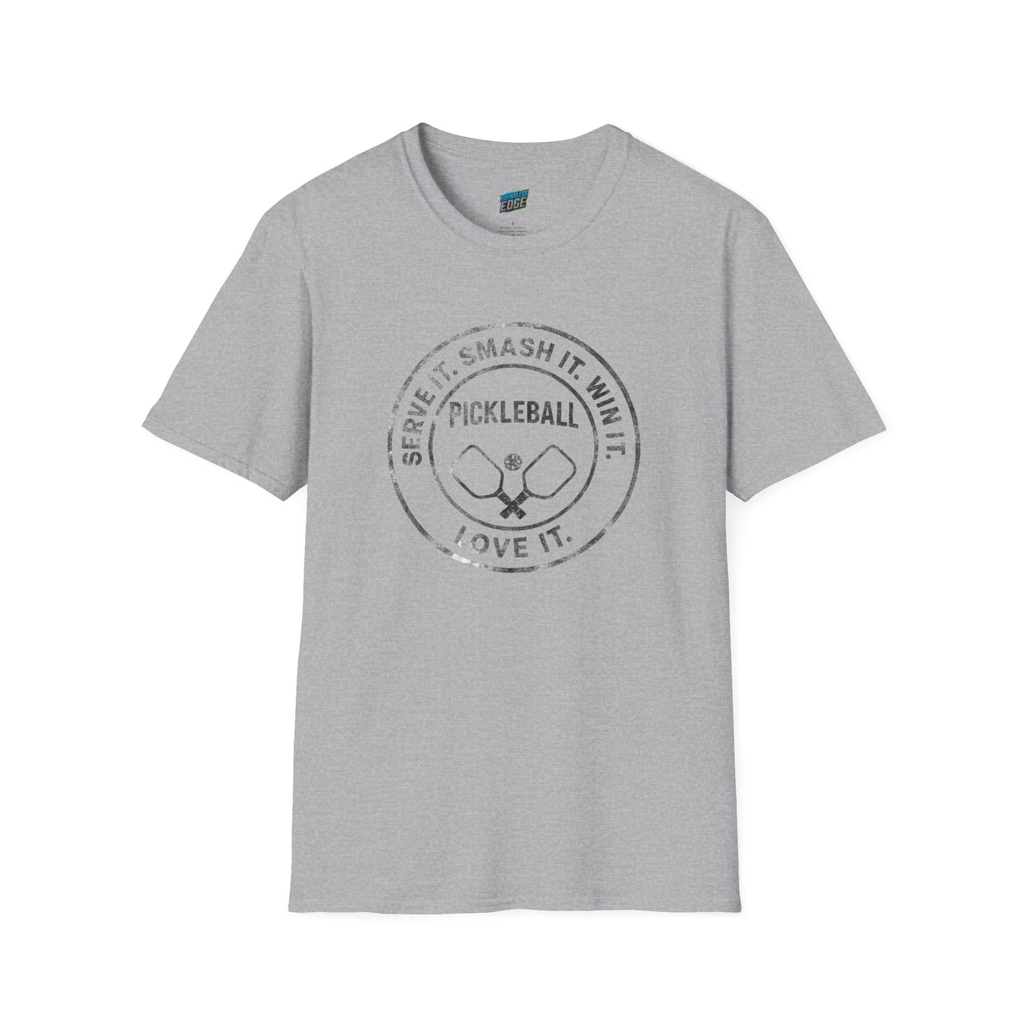 Serve it. Smash it. Win it. Love it. Pickleball Men's Basic T-Shirt