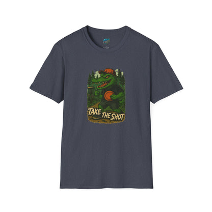 Take the Shot Disc Golf Gator Women's Basic T-Shirt
