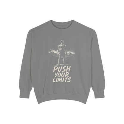 Summit Edition Push Your Limits Hiking Men's Premium Crewneck Sweatshirt