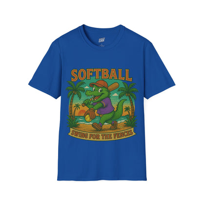 Gator Vibes Softball Edition Women's Basic T-Shirt (Swing for the Fences)