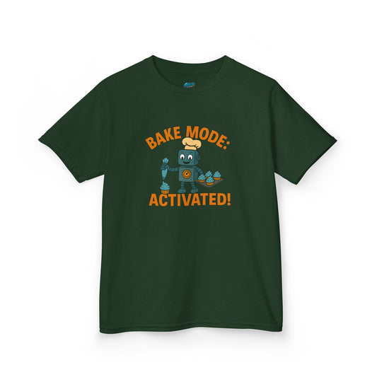 Bake Mode: Activated Playing with Danger Boys' Heavy Cotton T-Shirt