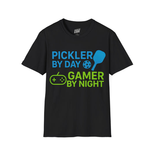 Pickler by Day, Gamer by Night Pickleball Women's Basic T-Shirt