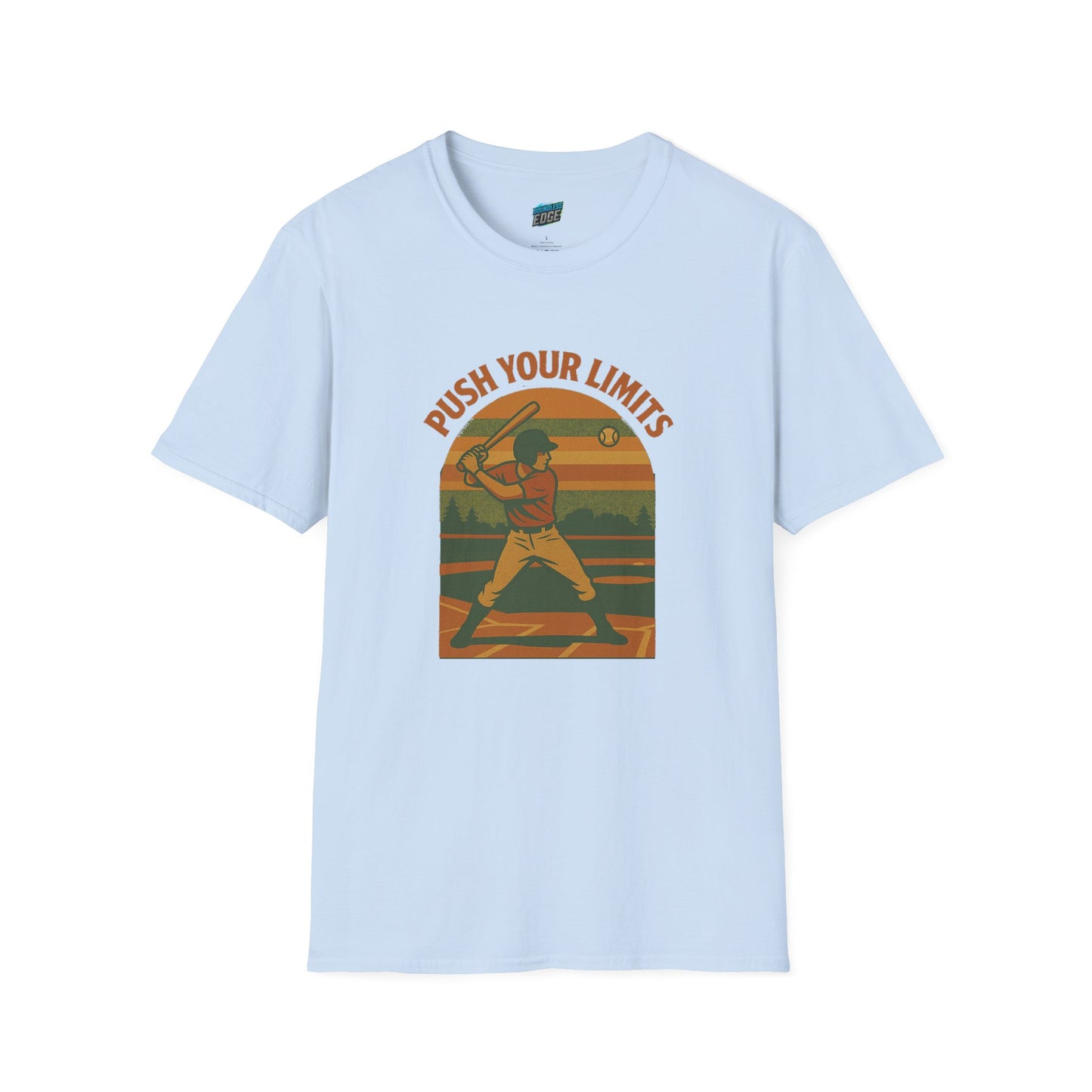Push Your Limits Baseball Vintage Men's Basic T-Shirt